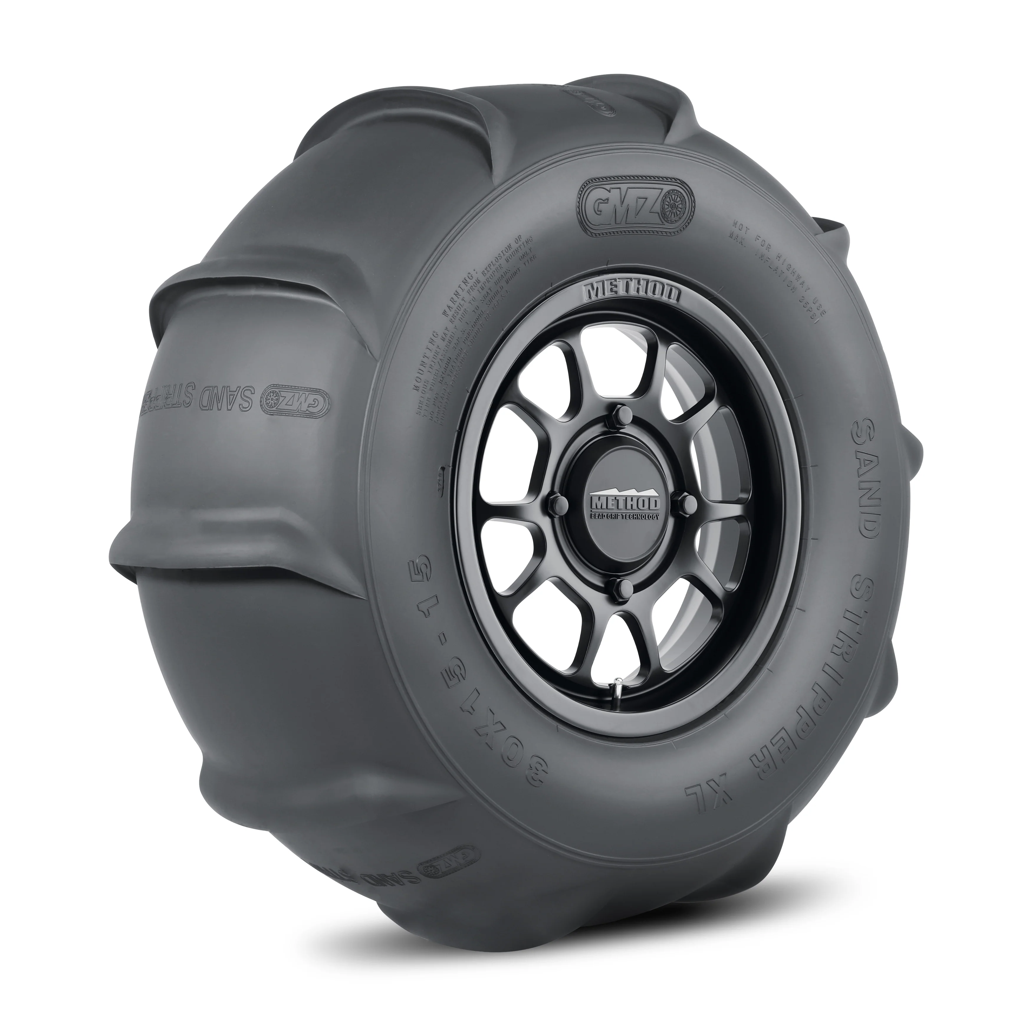 409 Bead Grip® | Matte Black + Sand Stripper Rear 10 XL 30