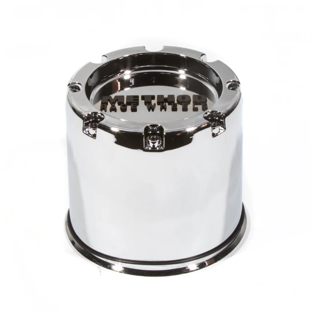 Center Cap | Push Through | Chrome
